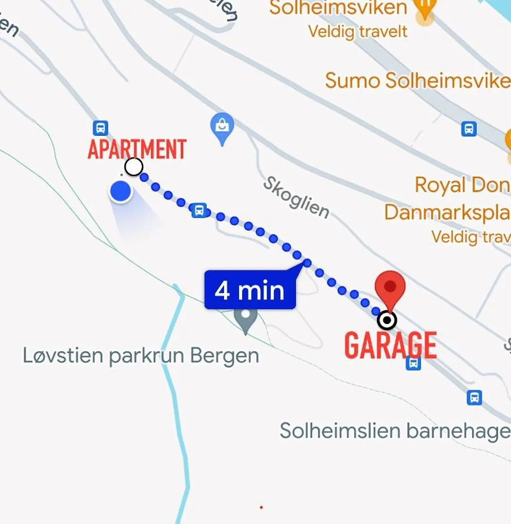 Leilighet Med Nydelig Utsikt Over Bergen Norway
